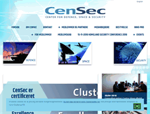 Tablet Screenshot of censec.dk